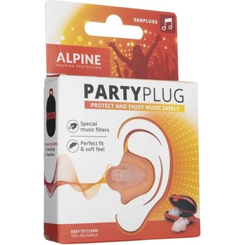 Alpine PartyPlug Transparent Ochrana sluchu