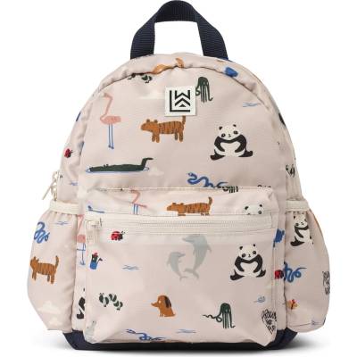 LIEWOOD Детска детска раница Liewood Kid's Andreas Backpack Kids' backpack - Around The World / Sandy - размер One Size (508-0766-0111)