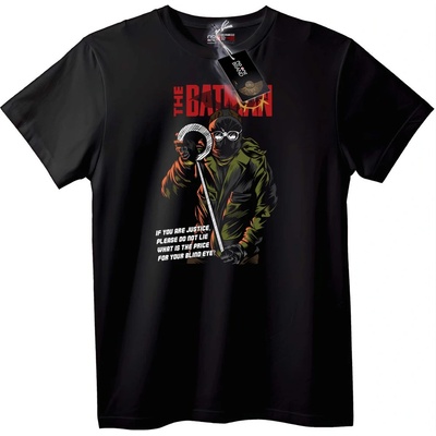 NOONEBRAND Тениска The Batman - Справедливост - XS, Black