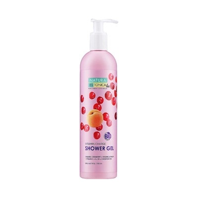 Natura Estonica sprchový gel Vitamínový Brusinka a Meruňka 400 ml