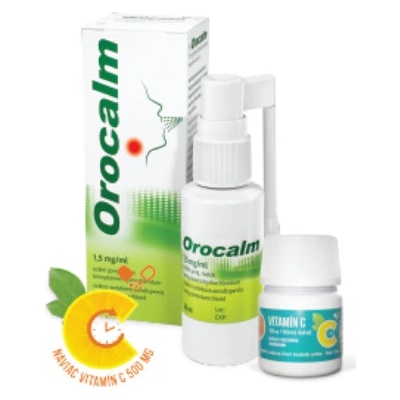 Orocalm 1,5 mg/ml orálna roztoková aerodisperzia aer.ors. 1 x 30 ml/176vstrekov