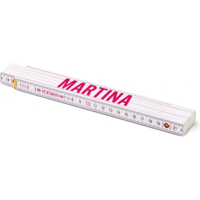 Metrie Skládací metr Block 52 Se jménem Martina 2 m