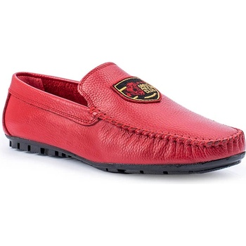 Grand Polo Club Gpc polo Мъжки мокасини от естествена кожа - Червени 20230321080 (371121_Червен)
