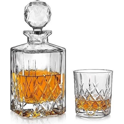 Crystal Bohemia Whisky set Brixton (1 karafa + 6 sklenic) – Zbozi.Blesk.cz