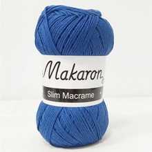 Makaron Slim Macrame modrá 2mm
