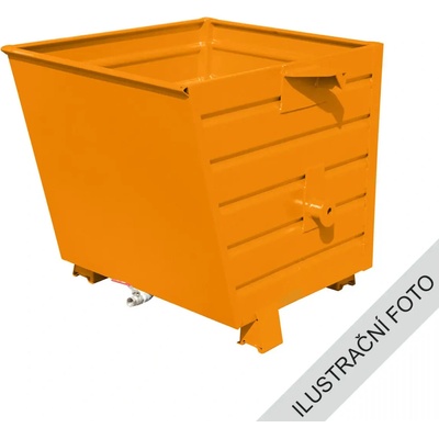 Happy End Stohovatelný kontejner TRV s výpustí oranžová nosnost 2000 kg PLN 8833/OR