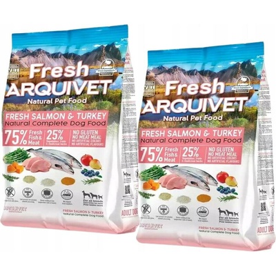 Arquivet Fresh Polovlhké losos s morčacím mäsom 2,5 kg