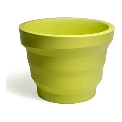 Euro 3 Plast Vonkajší kvetináč Rebelot 6268 15 cm / 20 cm / 1,2 l bielý