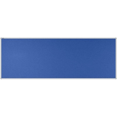 VMS VISION Stolový paraván EKONOMIK ekoTAB oblý roh 180 x 65 cm tmavo modrý