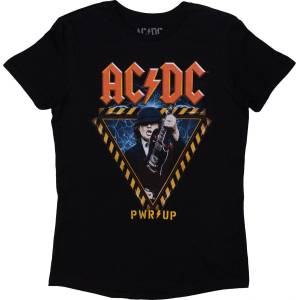 AC/DC Angus Triangle PWR-UP EU Tour '24 Black L Дамски Риза (ACDCTS131LB03)