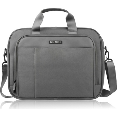 Paolo Peruzzi Unisex textilná taška na notebook – ľahká a praktická | šedá AS-02-DGR