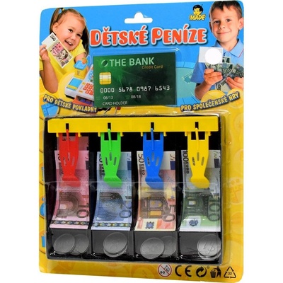 MADE Pokladnica s peniazmi Euro