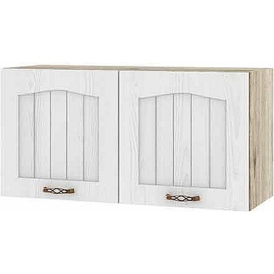 ИРИМ Горен кухненски шкаф Сити АРФ-Бяло фладер-04-108 80см