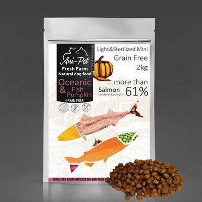 Fresh Farm Dog Light & Sterilised Mini GF Oceanic Fish & Pumpkin 2 kg