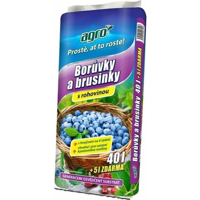 AGRO substrát ČUČORIEDKY a BRUSNICE 45 l