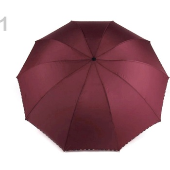 Velký skládací deštník 1 bordó