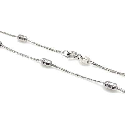 Jan Kos jewellery Stříbrný řetízek typu pancer 12111472