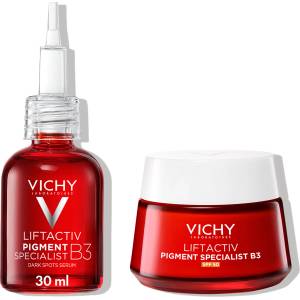 Vichy Liftactiv Комплект - Серум и Дневен крем срещу пигментни петна, 30 + 50 ml