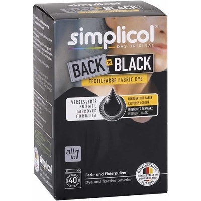 SIMPLICOL farba na textil Intenzívna čierna 400 g