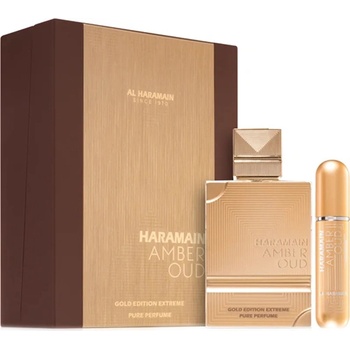 Al Haramain Perfumes Amber Oud Extreme Gold Edition подаръчен комплект с парфюм 60мл унисекс 1 бр