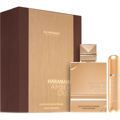Al Haramain Perfumes Amber Oud Extreme Gold Edition подаръчен комплект с парфюм 60мл унисекс 1 бр