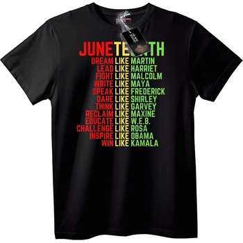 NOONEBRAND Тениска Герои на Juneteenth - 2XL, White