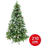 EUROLAMP Коледна елха snowy 210 см бор (eu0208)