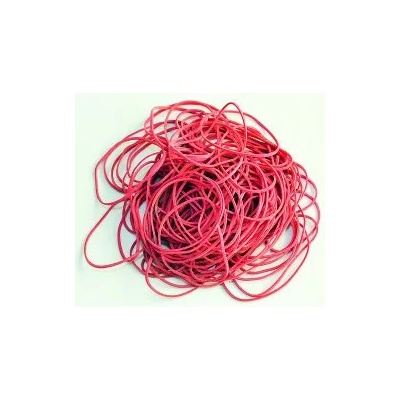 Q-Connect Ластици червени 100гр