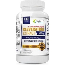 Wish Pharmaceutical Resveratrol Extract 500 mg 120 kapsúl