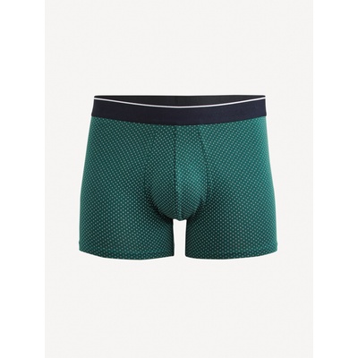 Celio Тъмнозелени мъжки боксерки с шарка Celio Mitch Celio | Zelen | МЪЖЕ | S