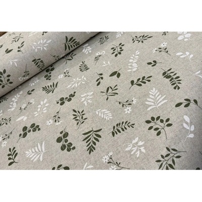 MADE IN ITALY Dekoračná látka Zelená lúka, š. 140 cm Zelená Šírka 140 cm