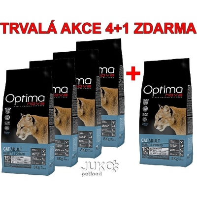 Optimanova CAT RABBIT GRAIN FREE 8 kg