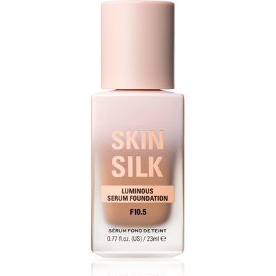 Makeup Revolution Skin Silk Serum Foundation лек фон дьо тен с озаряващ ефект цвят F10.5 23ml