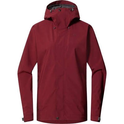 Haglöfs Дамско водоустойчиво яке Haglöfs Women's Breeze Proof Jacket Waterproof jacket - Carmine Red (102-4381-0113)