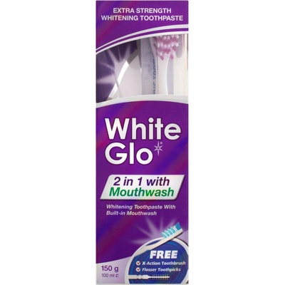 White Glo 2v1 White Glo Whitening 150 g