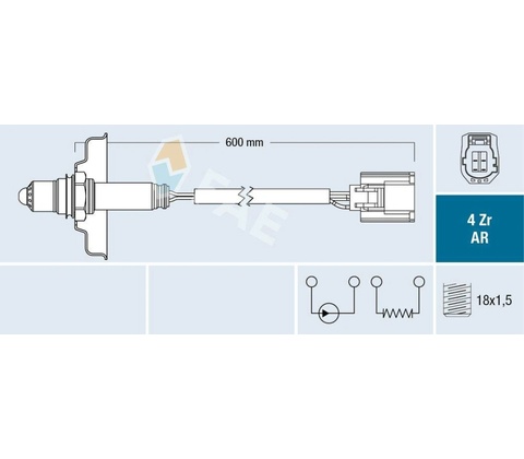 Lambda sonda FAE 75636