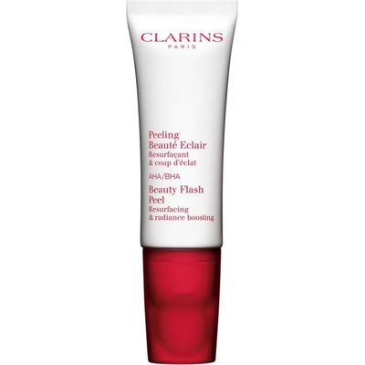 Clarins Beauty Flash Peel пилинг за изглаждане и подхранване кожата на лицето за мигновено озаряване 50ml