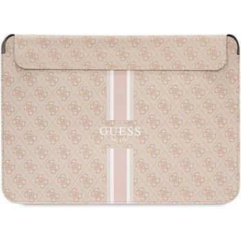 GUESS Guess 4G Printed Stripes калъф за лаптоп, 14", розов