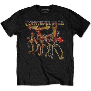 The Grateful Dead Truckin' Skellies Vintage Black M Риза (GRATETS13MB02)