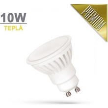 Spectrumled LED žárovka PREMIUM 10W 18xSMD2835 GU10 910lm TEPLÁ BÍLÁ