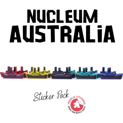 Meeple Stickers samolepky pro nucleum Australia
