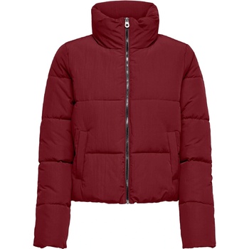 Only Яке Only Dolly Short Puffer Jacket - wine