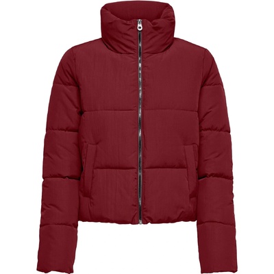 Only Яке Only Dolly Short Puffer Jacket - wine