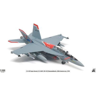 Hornet JC Wings F A-18F Super USN VFA-102 Diamondbacks NF102 Squadron 60th Anniversary 2015 1:144