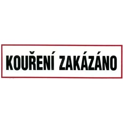 Tabulka bezpečnostní - Kouření zakázano 12276