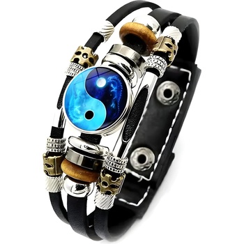 HARAHU Мъжки гривна ba-34446 - Черна / Синя kp34446 (ba-34446)