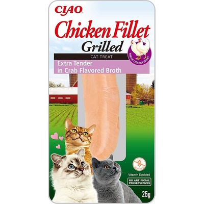 Ciao Cat Chicken Fillet in Crab Flavored Broth 25 g