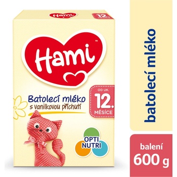 Hami 12+ s príchuťou vanilky 600 g