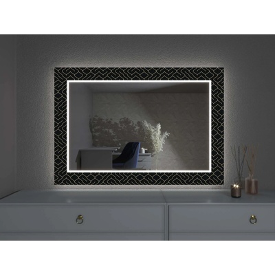 Artalo LED zrkadlo s dekorom D13 60 x 50 cm
