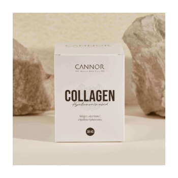 Cannor Collagen hyaluronic acid 30 sáčků nápoj